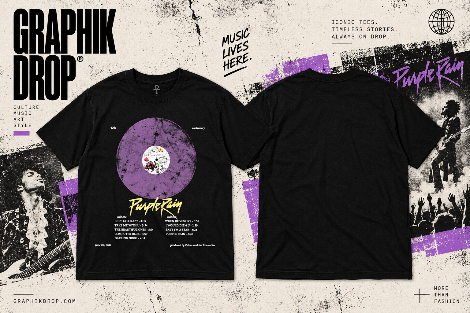 Prince — Purple Rain Disc · Oversized